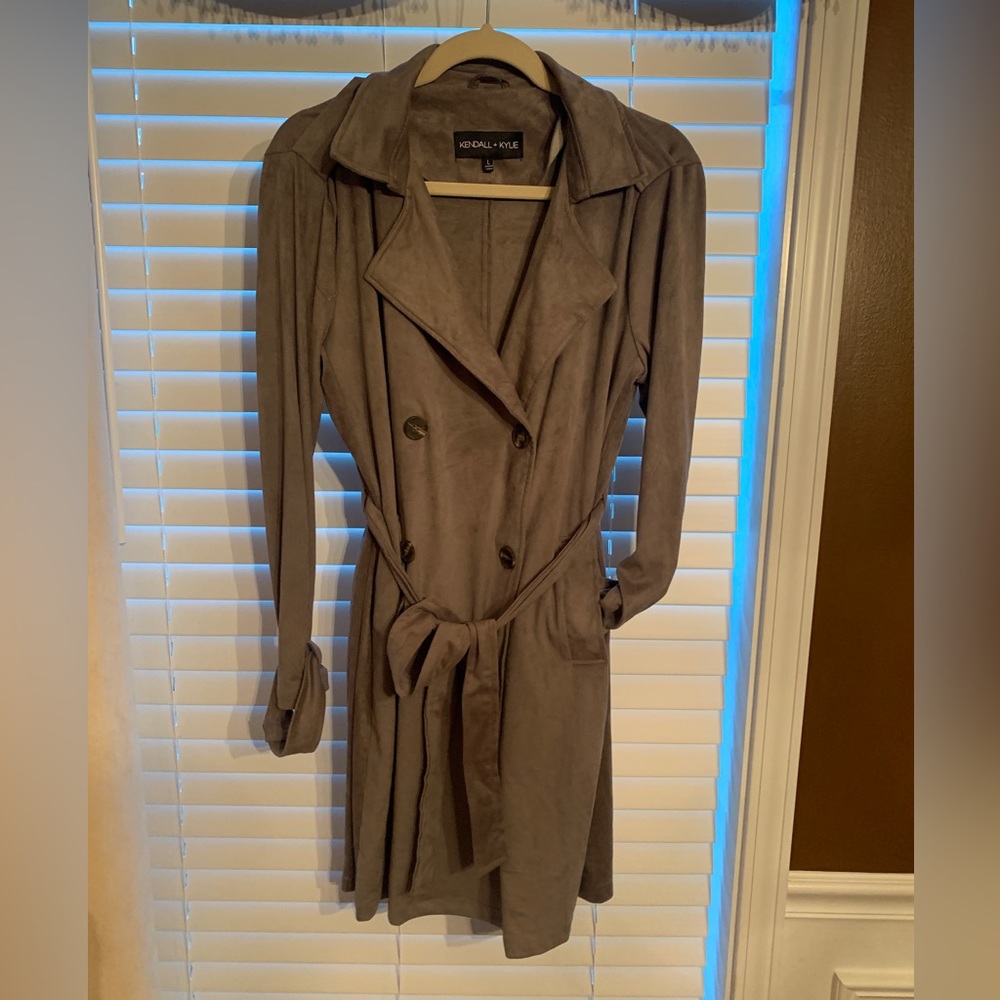 Kendall + Kyle Faux Suede Neutral Jacket